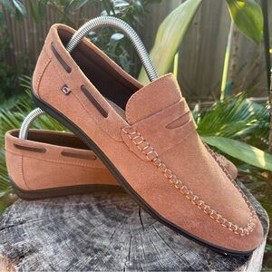 NEW Lamo Men's Connor Penny Loafer Moccasin In Chestnut | Size 10